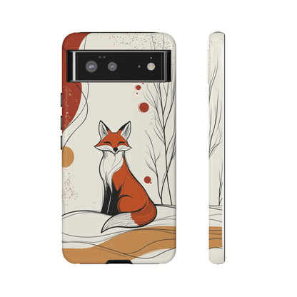 Smiling Fox: Playful Forest Charm Phone Case for iPhone, Samsung & Pixel