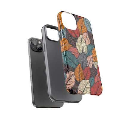 Colorful Abstract Leaves Pattern Design