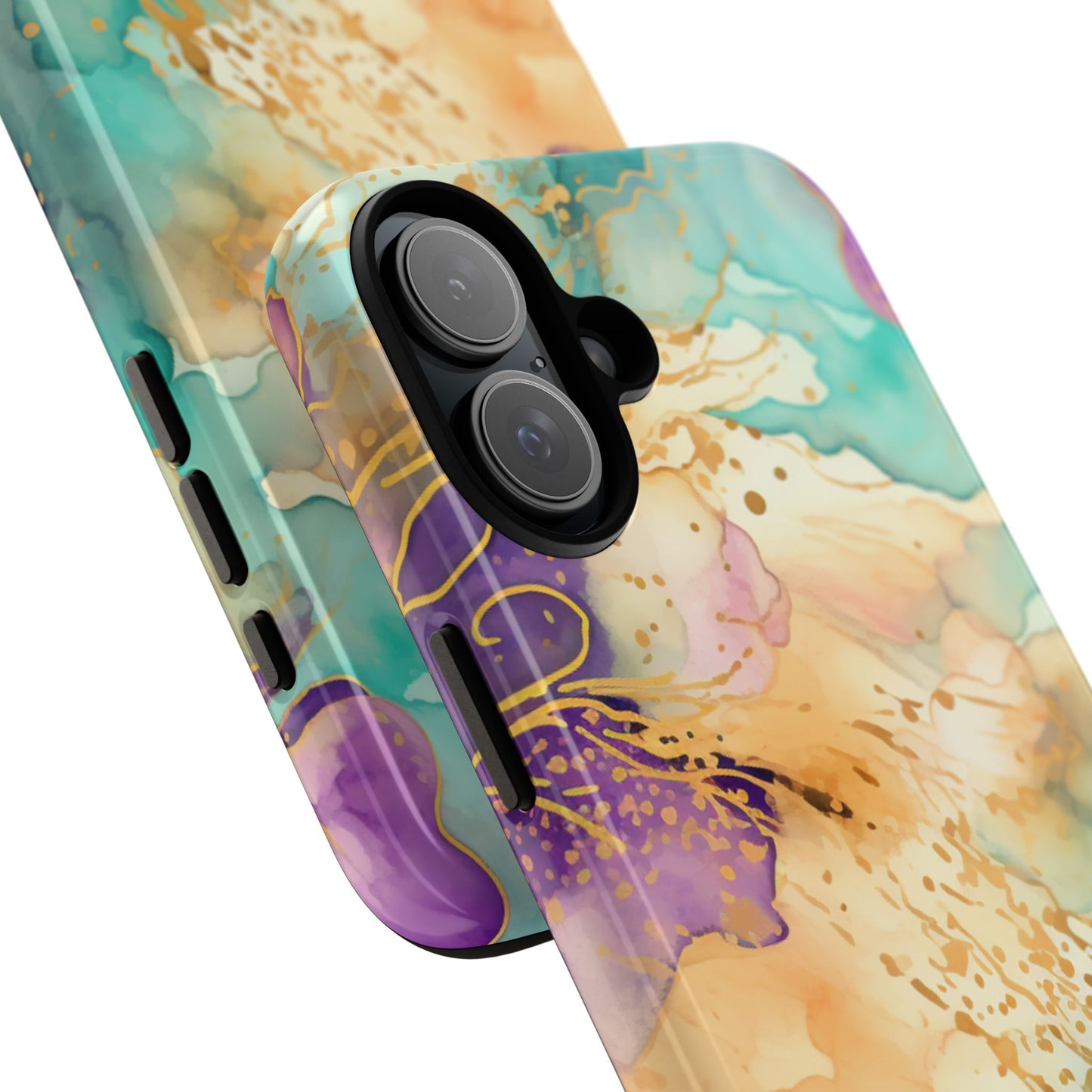 Golden Aura Abstract Watercolor Mobile Case