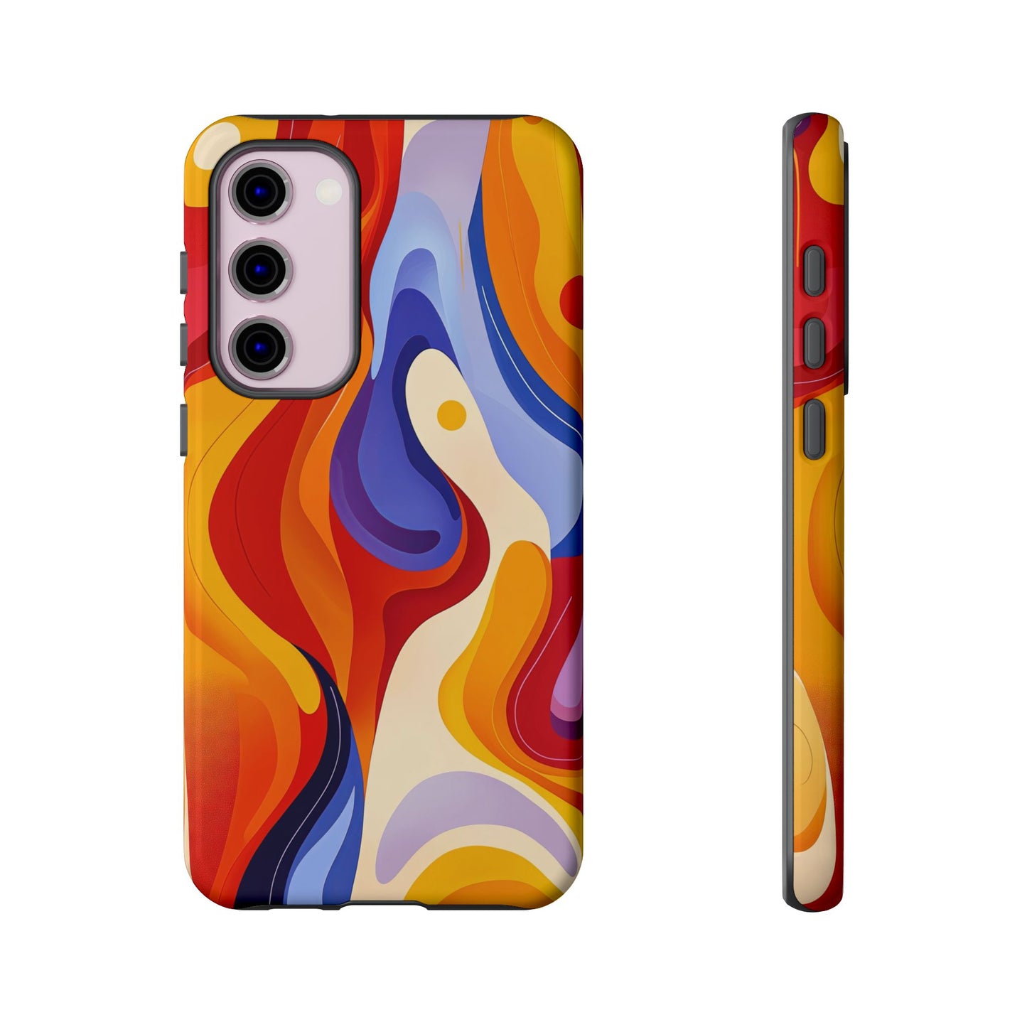 LavaFlow – Vivid Heatwave Abstract Phone Case for iPhone, Samsung & Pixel