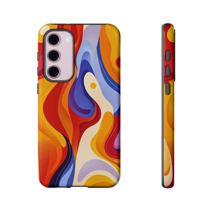 LavaFlow – Vivid Heatwave Abstract Phone Case for iPhone, Samsung & Pixel