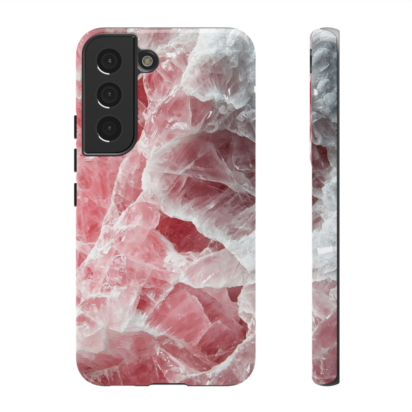 Rose Quartz Crystal Phone Case for iPhone, Samsung & Google Pixel