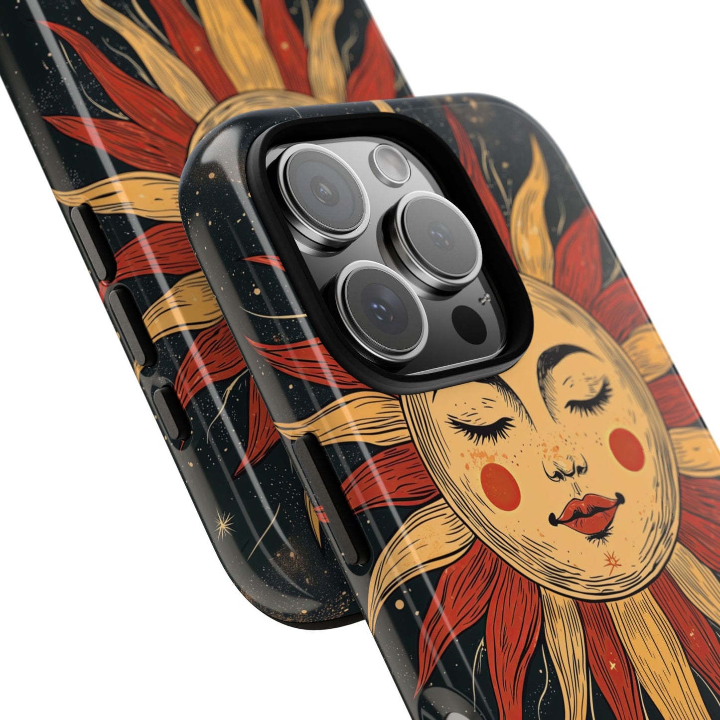 Boho Cosmic Sun Phone Case for iPhone, Pixel & Samsung
