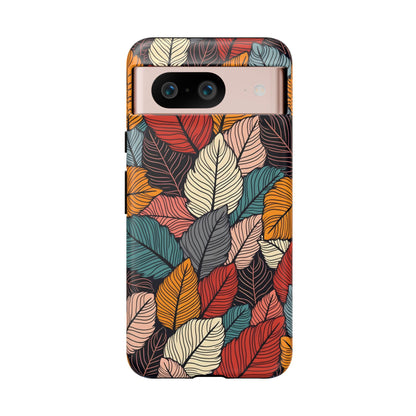 Colorful Abstract Leaves Pattern Design