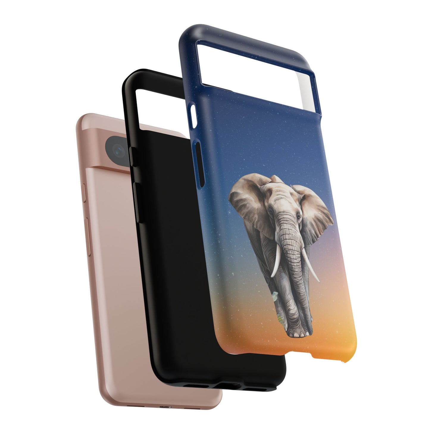Celestial Elephant Mobile Cover – Dreamy Night Sky Aesthetic