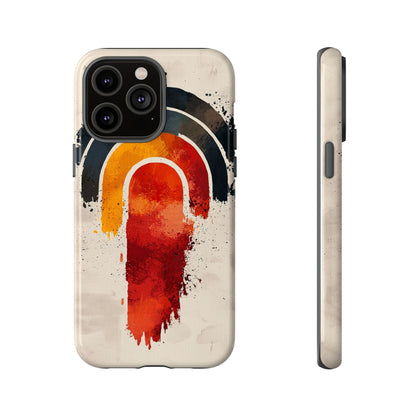 Boho Retro Splash Rainbow Phone Case for iPhone, Pixel & Samsung