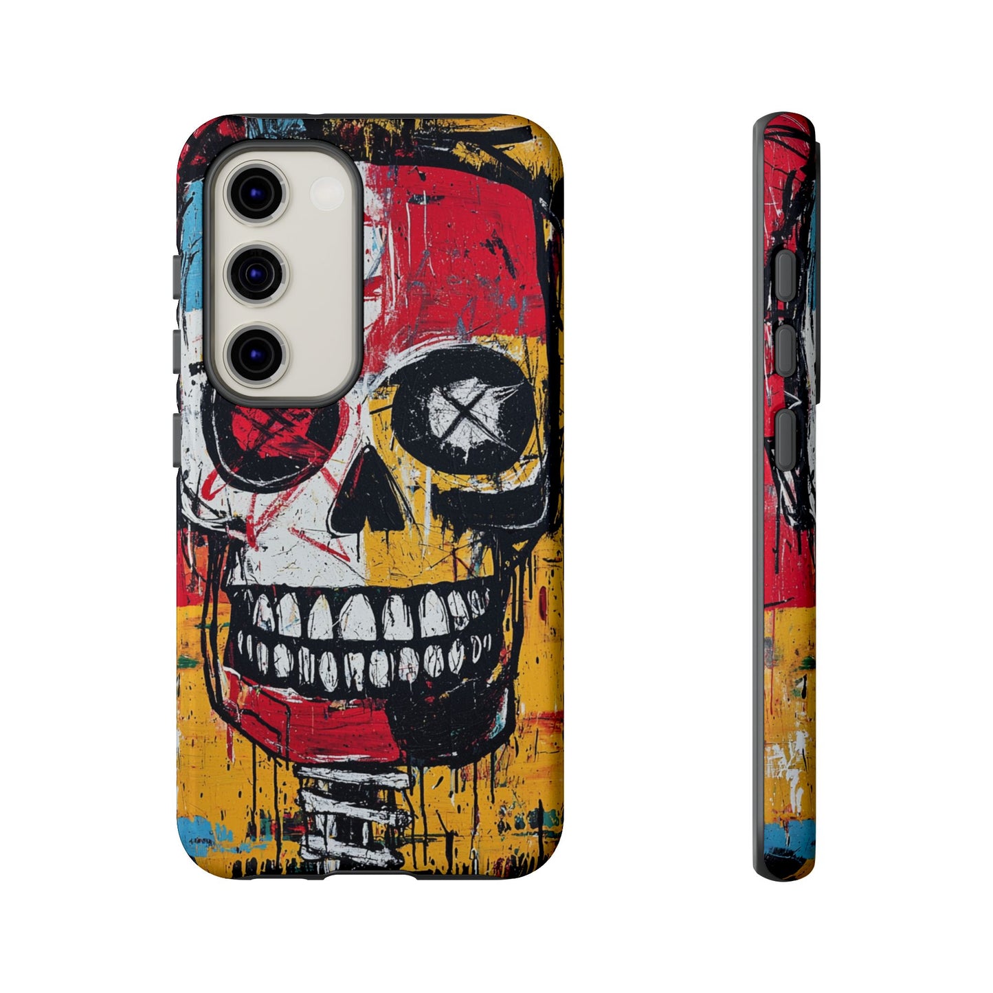Basquiat Phone Case – Bold Urban Art Design - iPhone, Samsung & Google Pixel Cover - Artistic Painting Case,  Art Lover Gift
