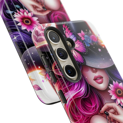 Celestial Charm – Cosmic Cowgirl & Butterfly Magic Mobile Cover