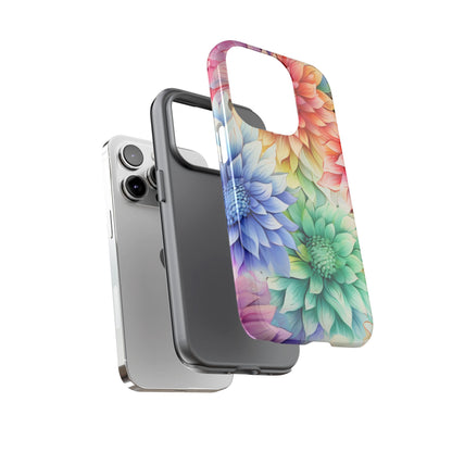 Rainbow Bloom Mandala Floral Mobile Case