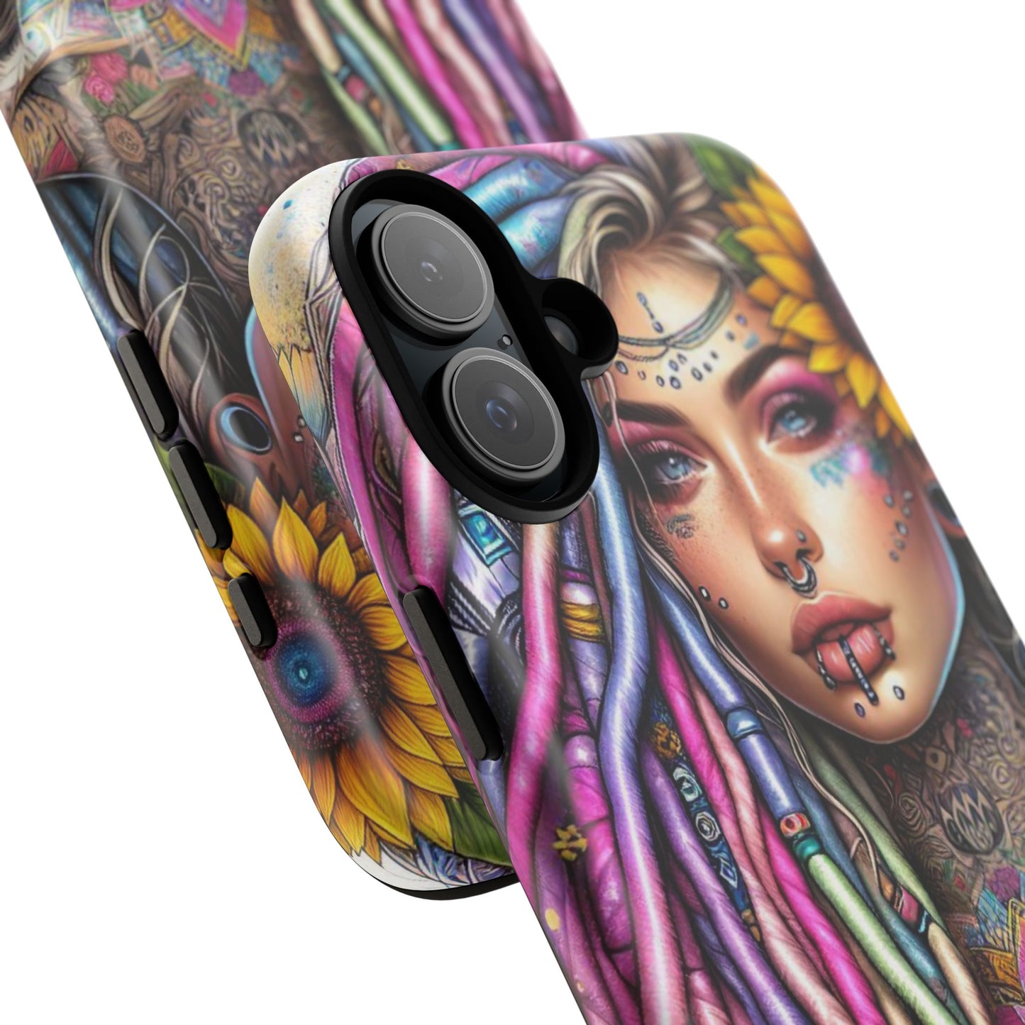 Boho Mandala Goddess – Ethereal Tattoo Art Mobile Cover