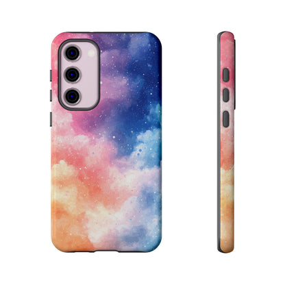 Cosmic Dreamscape – Watercolor Galaxy Phone Case for iPhone, google Pixel & Samsung