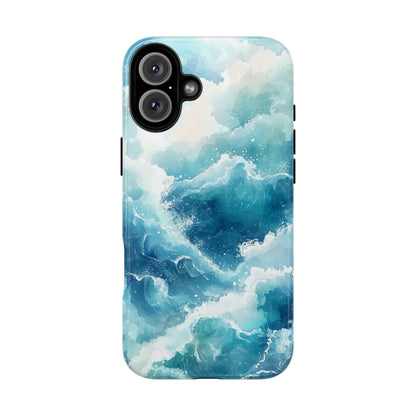 Tidal Tranquility Watercolor Phone Case for iPhone, google Pixel & Samsung