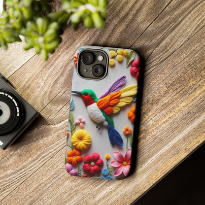 Elegant Hummingbird with Floral Mosaic Design | Nature's Artistic Vibes | Pixel 8 pro