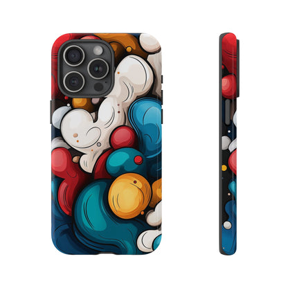 Color Burst – Bold Abstract Bubble Phone Case for iPhone, Samsung & Pixel