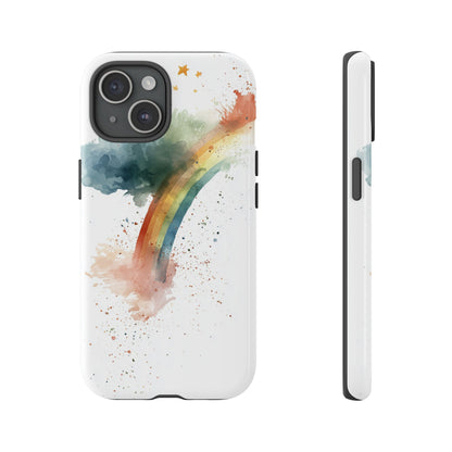 Mystic Splash Rainbow Watercolor Phone Case for iPhone, google Pixel & Samsung