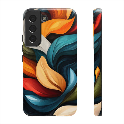 Floral Flow Abstract Phone Case – Nature-Inspired Design for iPhone, Google Pixel & Samsung