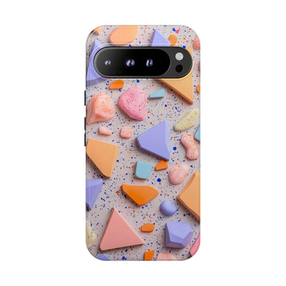 Playful Pastel Terrazzo Phone Case for iPhone, google Pixel & Samsung
