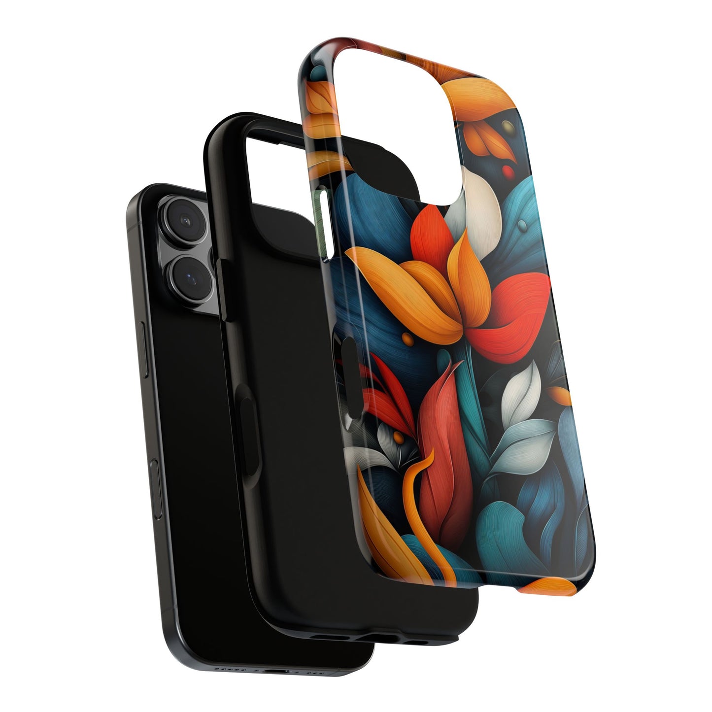 Velvet Bloom – Elegant Floral Art Phone Case for iPhone, Pixel & Samsung