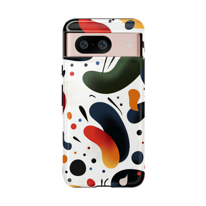 Playful Pop Flow – Abstract Color Splash Case for iPhone, Google Pixel & Samsung