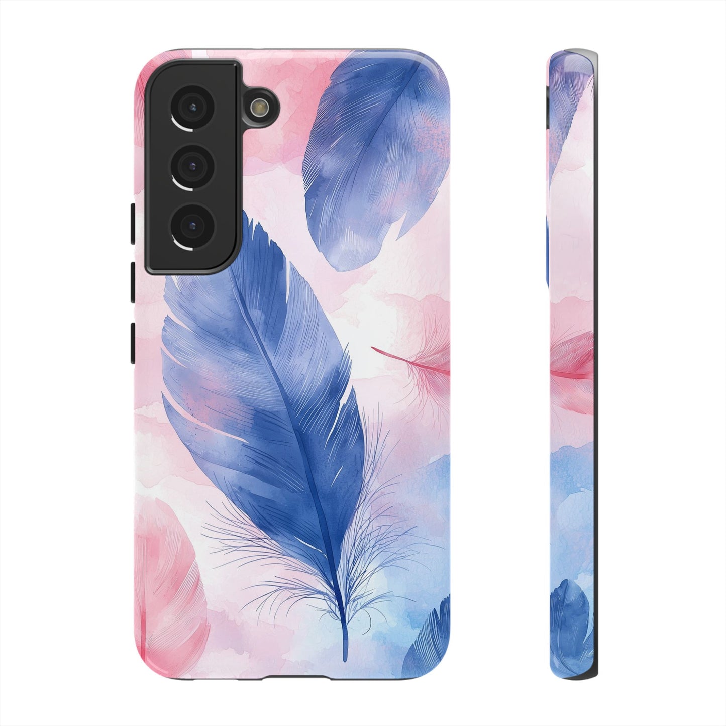 Pastel Plume Watercolor Phone Case for iPhone, google Pixel & Samsung