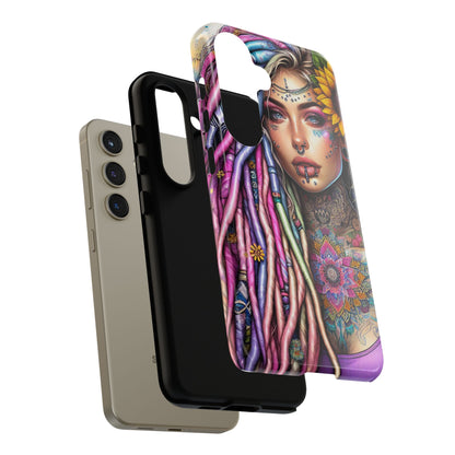 Boho Mandala Goddess – Ethereal Tattoo Art Mobile Cover