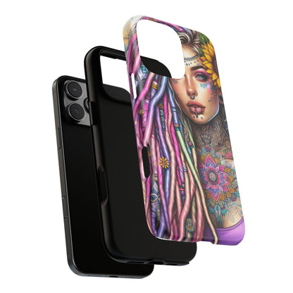 Boho Mandala Goddess – Ethereal Tattoo Art Mobile Cover
