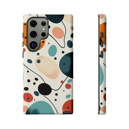 Retro Pop Pebbles – Abstract Vibe Phone Case for iPhone, Samsung & Pixel