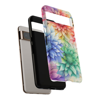 Rainbow Bloom Mandala Floral Mobile Case