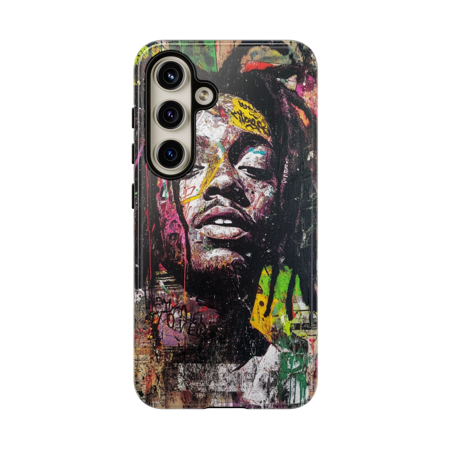 Basquiat Art iPhone Case – Bold, Graffiti-Inspired Street Art Cover - iPhone, Samsung & Google Pixel Cover - Artistic Painting Case, Art Lover Gift