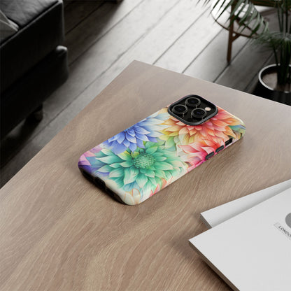 Rainbow Bloom Mandala Floral Mobile Case