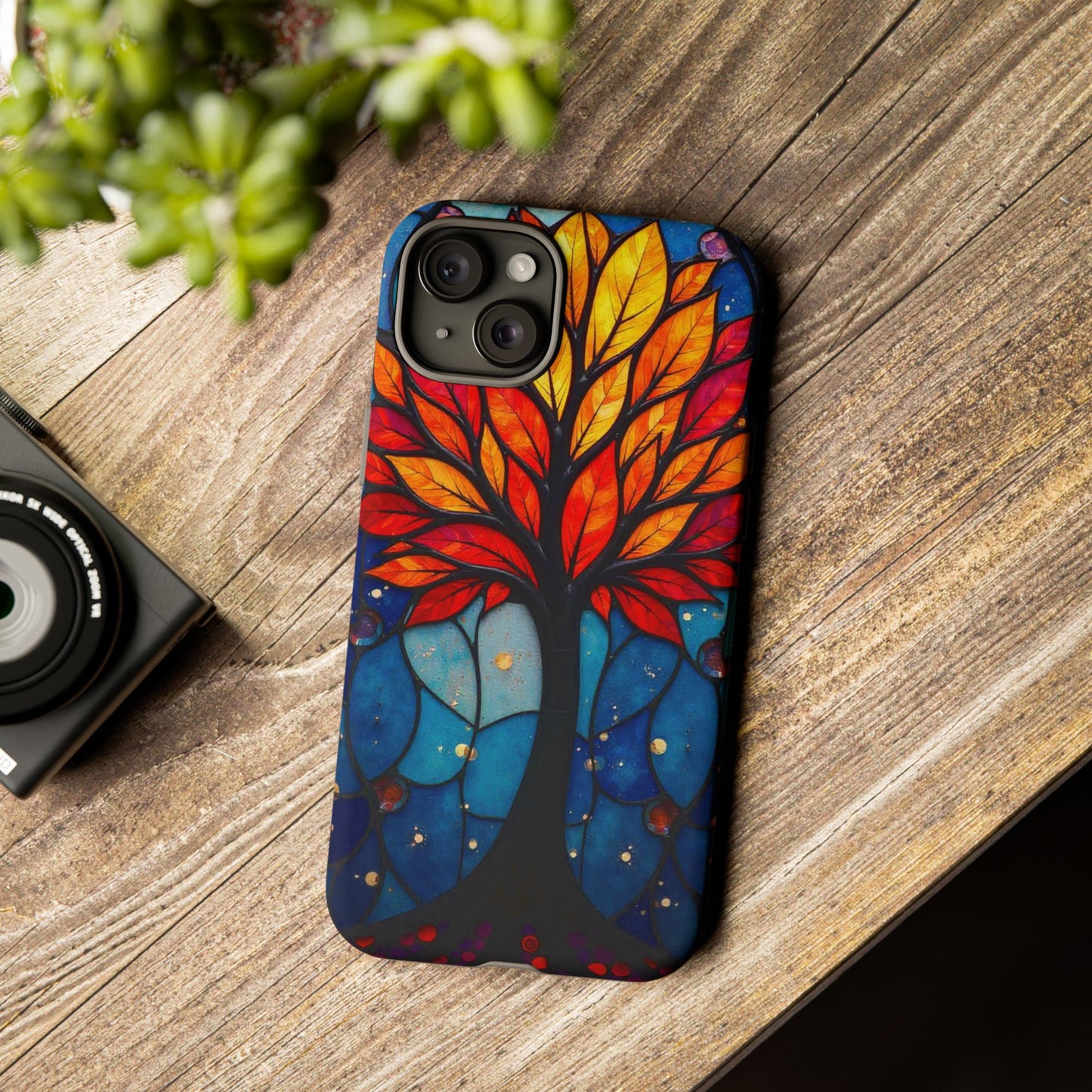 Stained Glass Tree: A Burst of Vibrant Elegance
