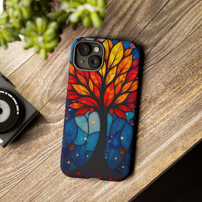 Stained Glass Tree: A Burst of Vibrant Elegance