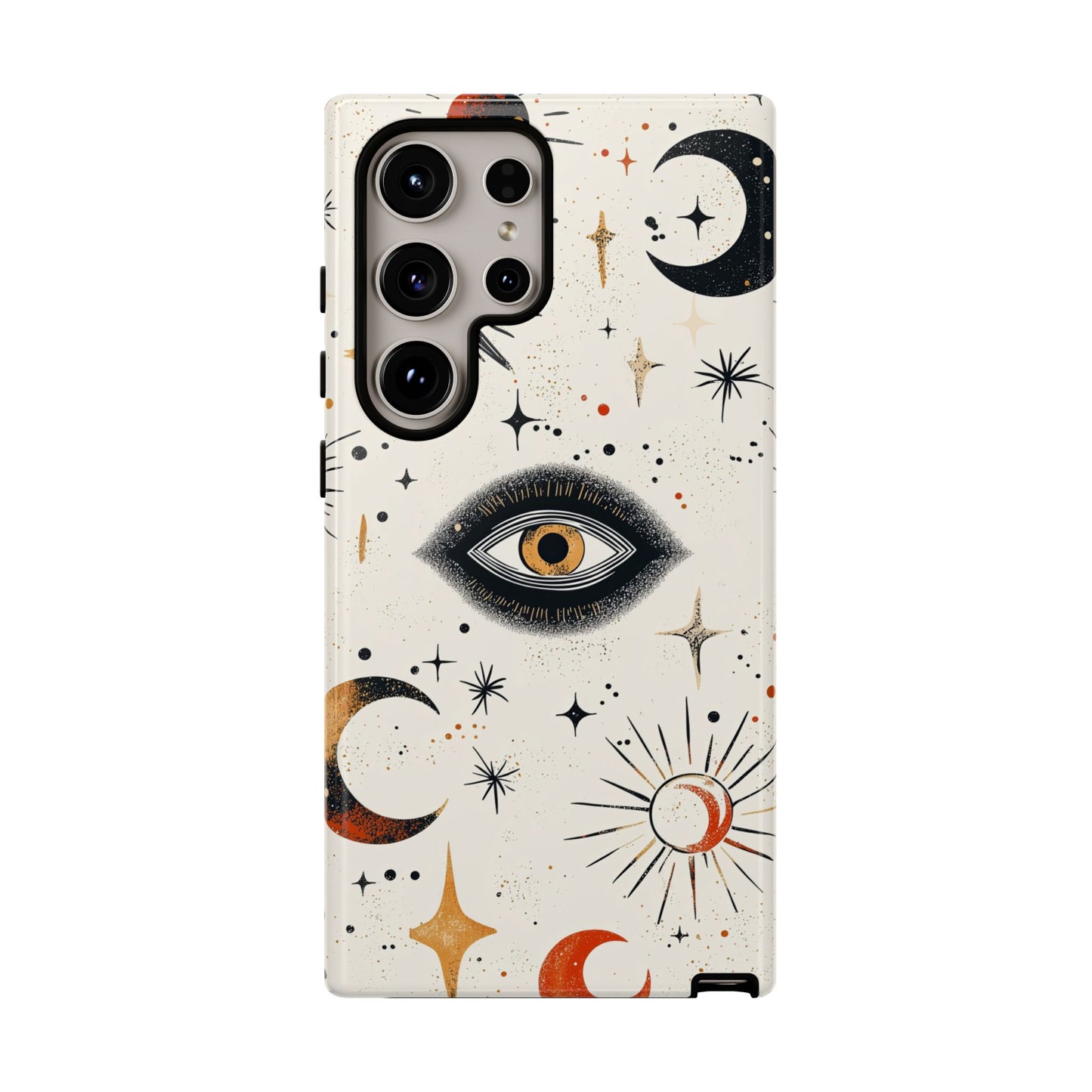Mystic Moon & Stars Boho Phone Case for iPhone, Pixel & Samsung