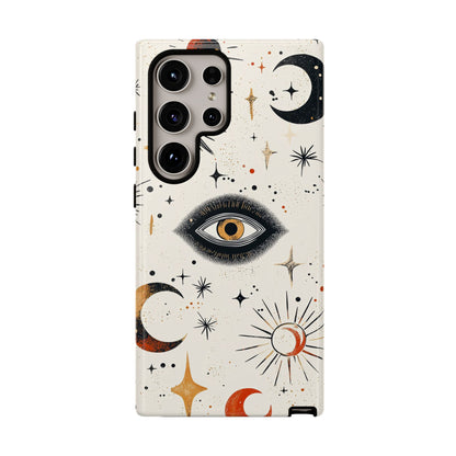Mystic Moon & Stars Boho Phone Case for iPhone, Pixel & Samsung