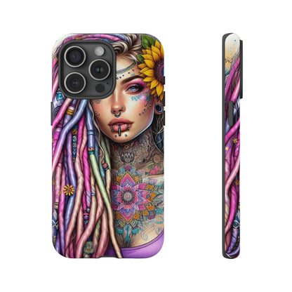 Boho Mandala Goddess – Ethereal Tattoo Art Mobile Cover