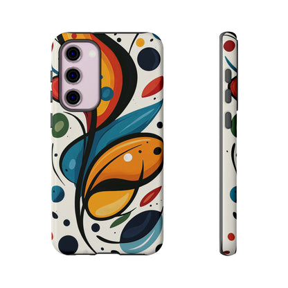 Vibrance Bloom – Bold Abstract Burst Phone Case for iPhone, Google Pixel, Samsung