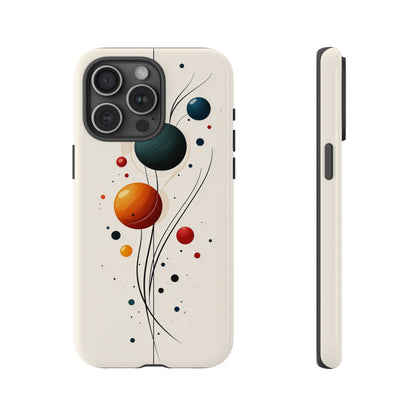 Modern Orbit Abstract Phone Case – Minimal Planet-Inspired Design for iPhone, Samsung & Pixel