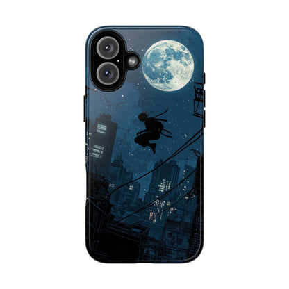 Moonlit Shadows: The Silent Ninja Phone Case for iPhone, Samsung & Pixel