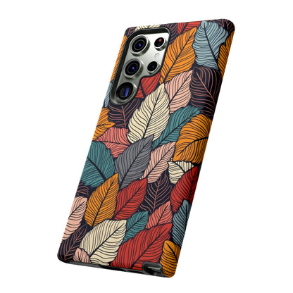 Colorful Abstract Leaves Pattern Design