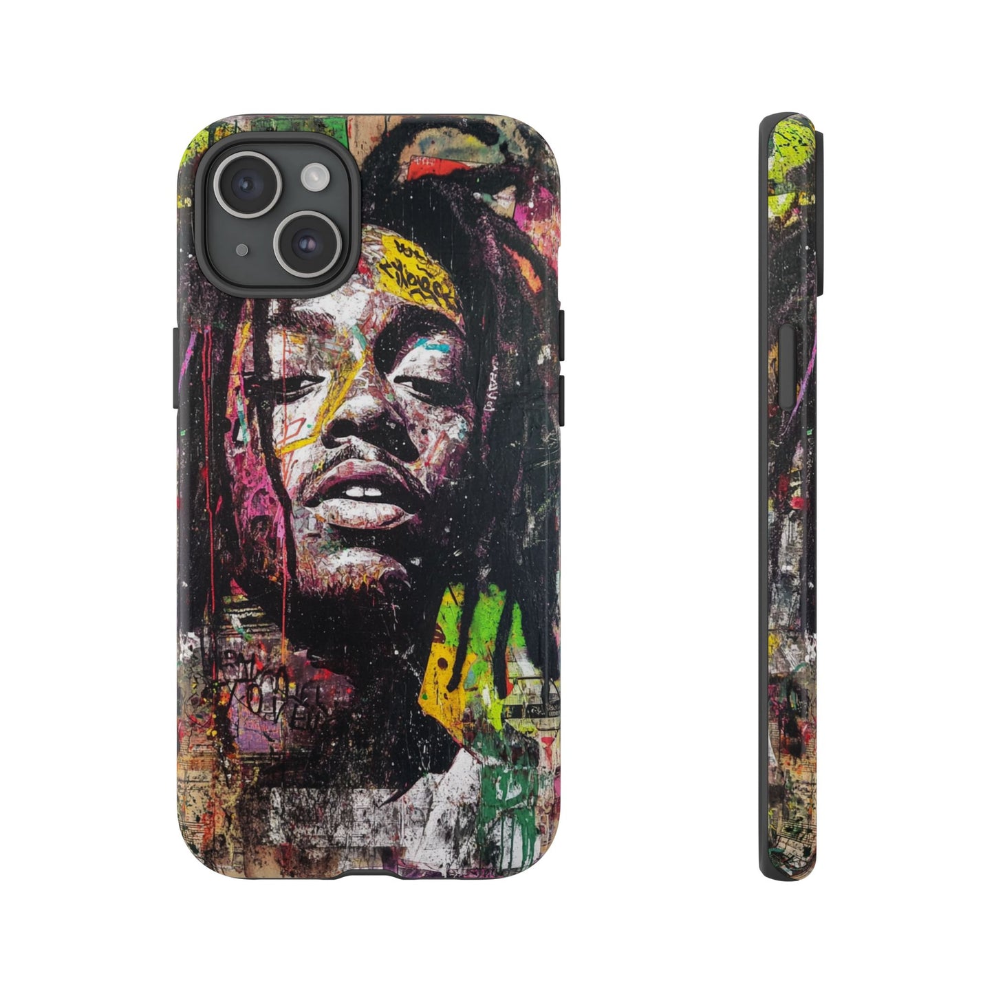 Basquiat Art iPhone Case – Bold, Graffiti-Inspired Street Art Cover - iPhone, Samsung & Google Pixel Cover - Artistic Painting Case, Art Lover Gift