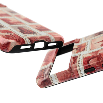 Vintage Postcard Stamps Phone Case