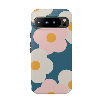 Retro Floral Phone Case – Vintage Aesthetic for iPhone, Samsung & Google Pixel