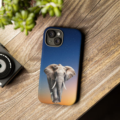 Celestial Elephant Mobile Cover – Dreamy Night Sky Aesthetic
