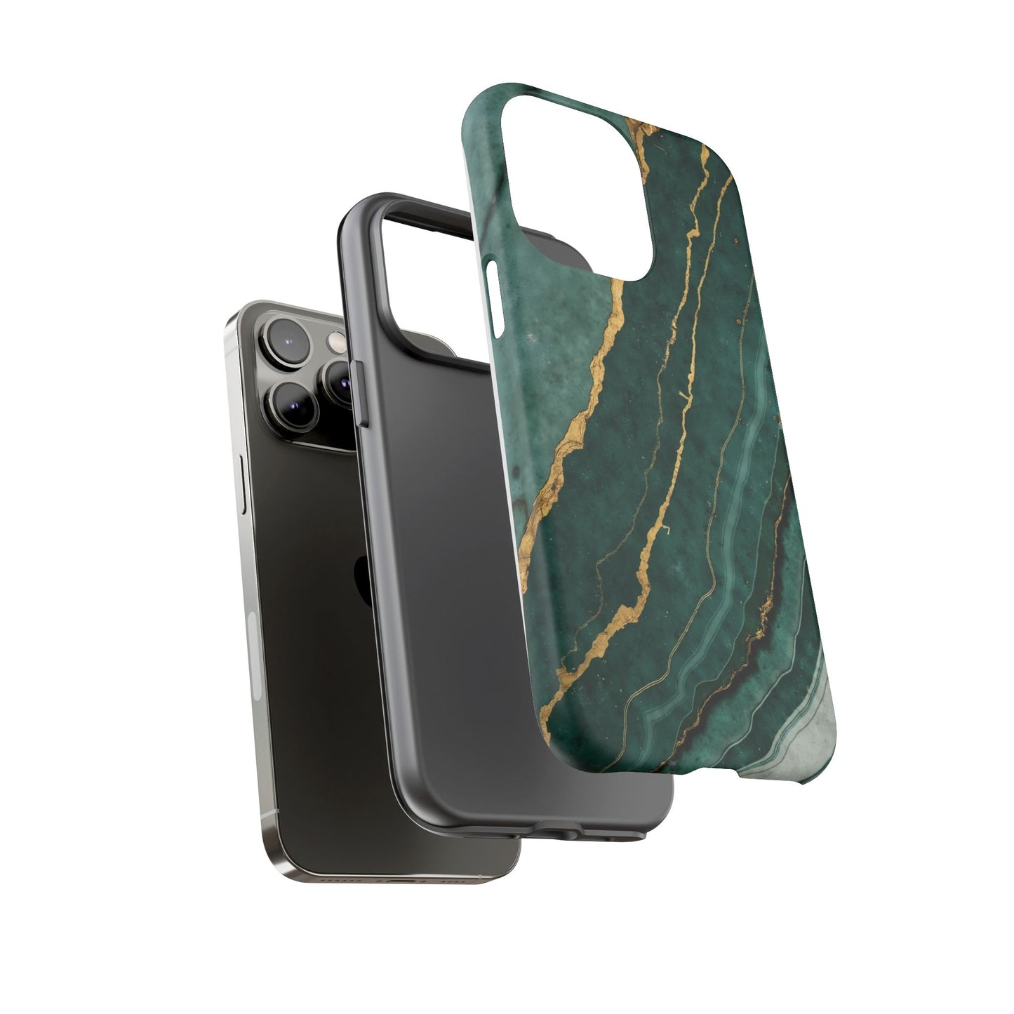 Jade Green Marble Case Design