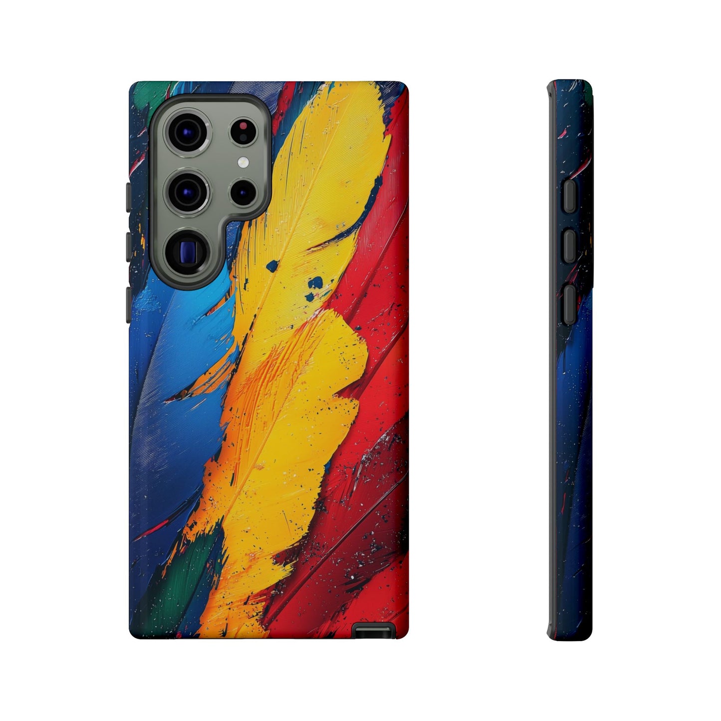 Tropical Macaw Feather Phone Case for iPhone, Samsung & Google Pixel