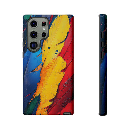 Tropical Macaw Feather Phone Case for iPhone, Samsung & Google Pixel
