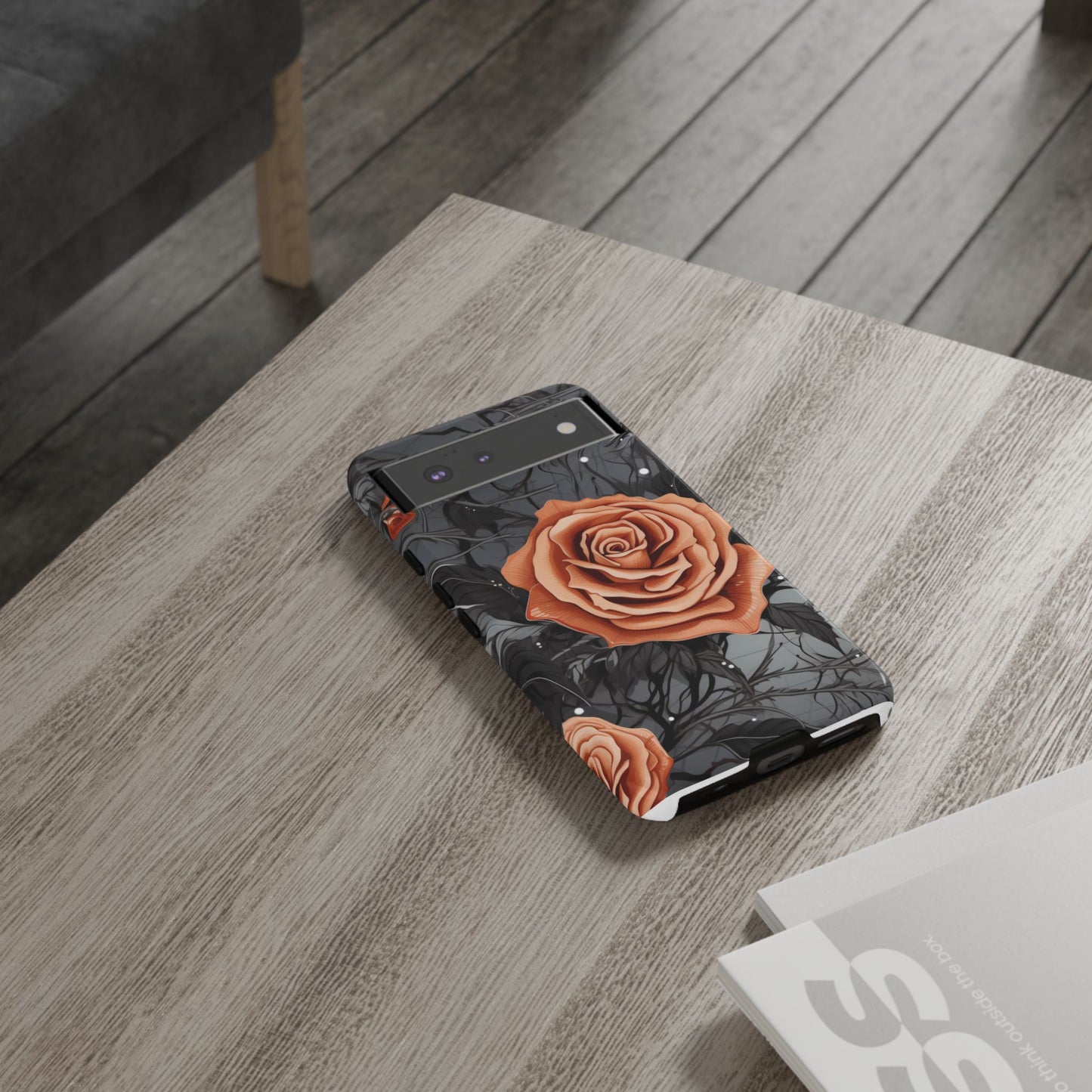 Mystic Noir Rose Mobile Case