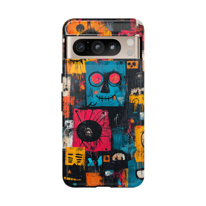 Jean-Michel Basquiat Art Phone Case – Modern Aesthetic Cover - iPhone, Samsung & Google Pixel Cover - Artistic Painting Case,  Art Lover Gift