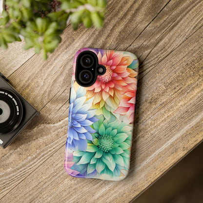 Rainbow Bloom Mandala Floral Mobile Case