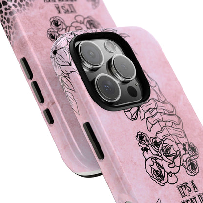 It's a Great Day For You To Fuck Off Phone Case, Funny & Bold Cover for iPhone, Samsung & Google Pixel, Skeleton Hand Phone Case,